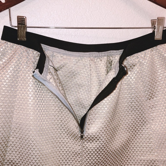 GANNI Gold Brocade Mini Skirt SZ: Large - Picture 7 of 10